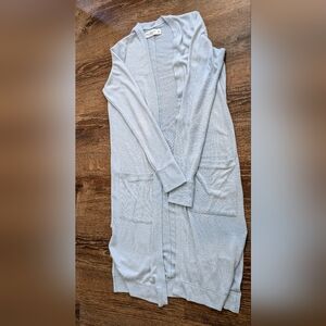 Abercrombie and Fitch women's xs light blue duster sweater